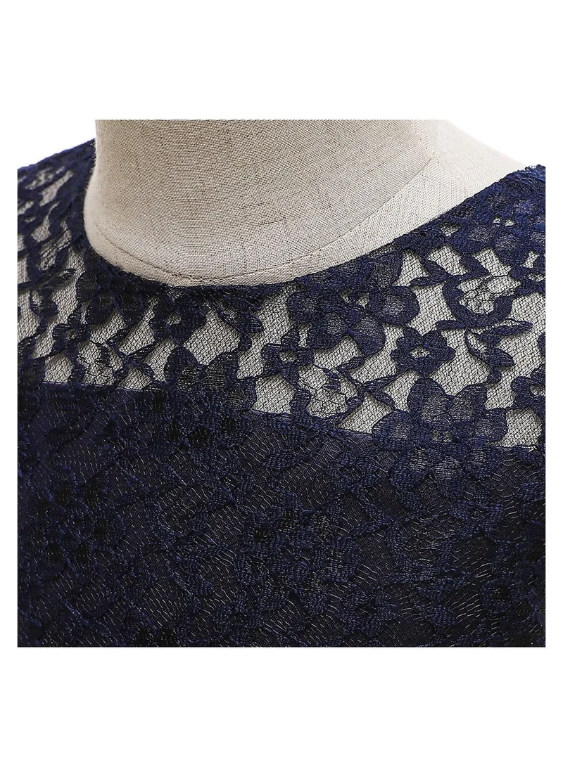 بيبي كلو Mesh-layered frill with corsage party dress for girls