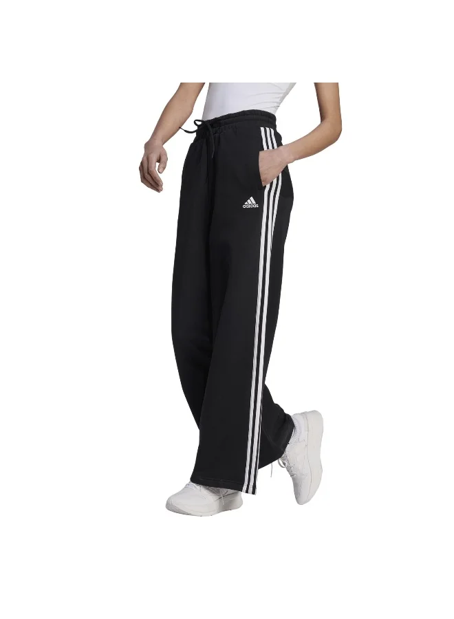 Adidas adidas W 3S Fl Wide Pt Black Training Pants 2XSS