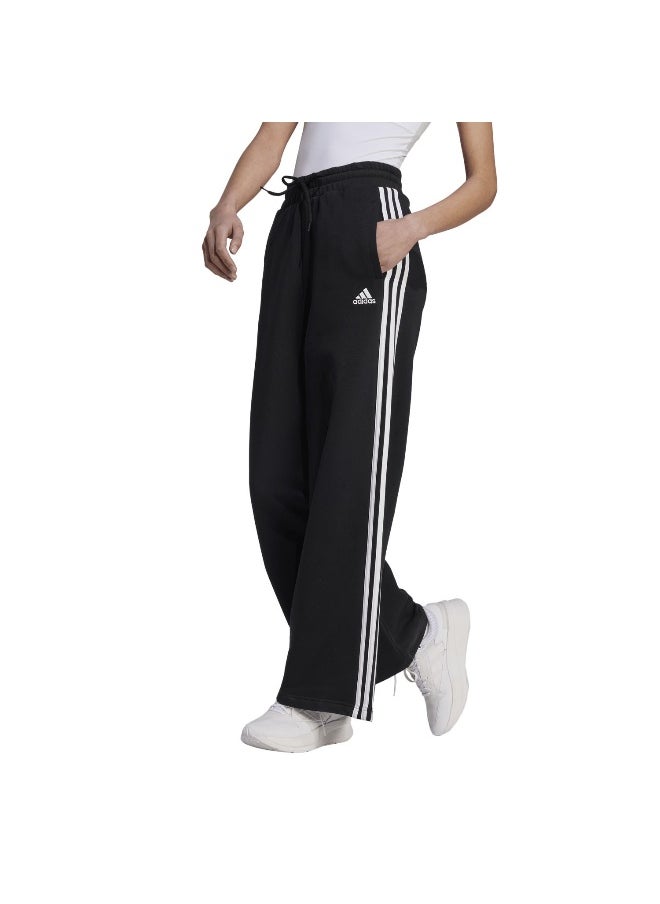 Adidas - adidas W 3S Fl Wide Pt Black Training Pants 2XSS - Image 1