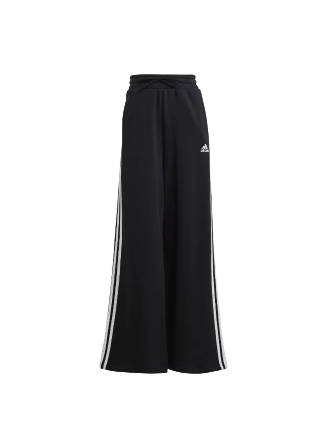 اديداس adidas W 3S Fl Wide Pt Black Training Pants 2XSS