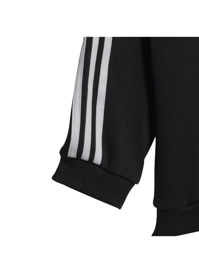 Adidas adidas I 3S Fz Fl Jog Black Training Suits 0-3M  - Image 4