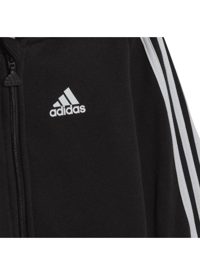 Adidas adidas I 3S Fz Fl Jog Black Training Suits 0-3M  - Image 3