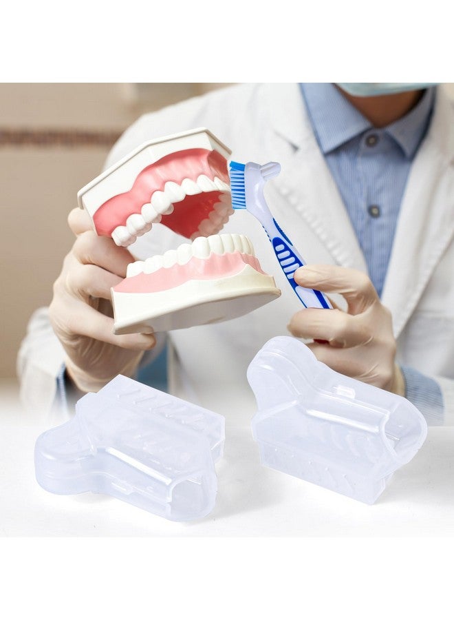 SoeKoa Denture Brush Cover, 4pcs Denture Brush Cover Only, Denture Tooth Brush Cover with Air Vent Drain Water Protect the Hygiene of Denture Brush, Portable Denture Tooth Brush Cover to Travel and Home - Image 5