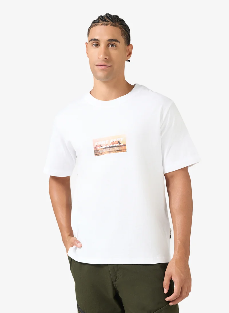 JACK & JONES Graphic Crew Neck Regular Fit T-Shirt