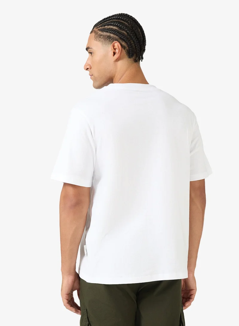 JACK & JONES Graphic Crew Neck Regular Fit T-Shirt