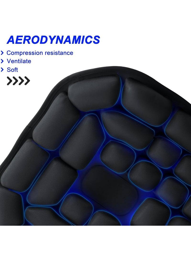 Ru syanl Press Type Inflatable Cushion Air Inflatable Pressure Relief Seat Cushion Inflatable Seat Cushion for Remote Working Office Chair Wheelchair Cars Home Living  - Image 2