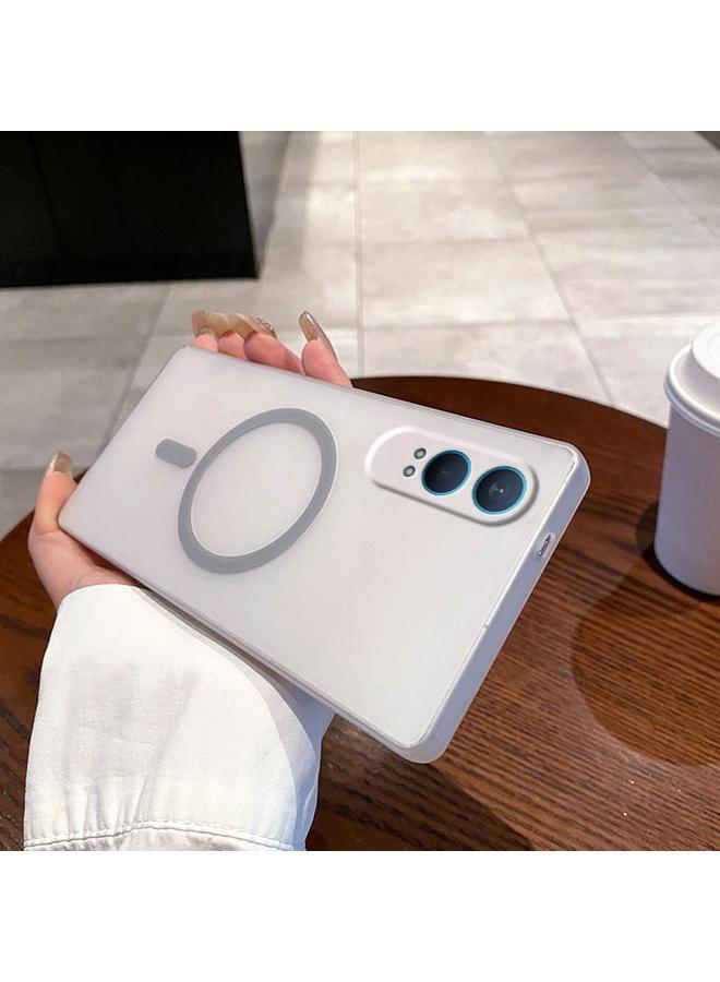 S-TOP Case For OnePlus Nord CE 4 Lite 5G Fine Hole Ice Fog MagSafe PC Phone Case - Image 1