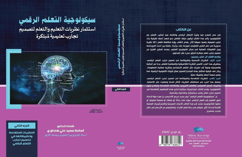 سيكولوجية التعلم الرقمي: إستثمار نظريات التعليم والتعلم لتصميم تجارب تعليمية مبتكرة
 النظريات الأساسية وتطبيقاتها في تصميم تجارب التعلم الرقمي
جزئين