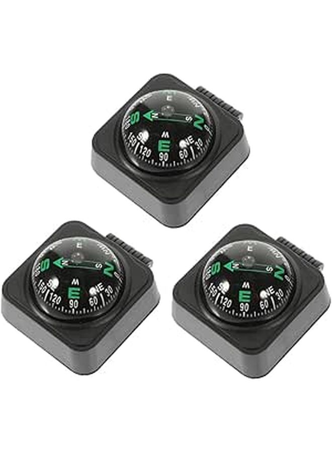 High Precision 3pcs Compass Ball For Cars Boats Motorcycle Dashboard Navigation - Image 1