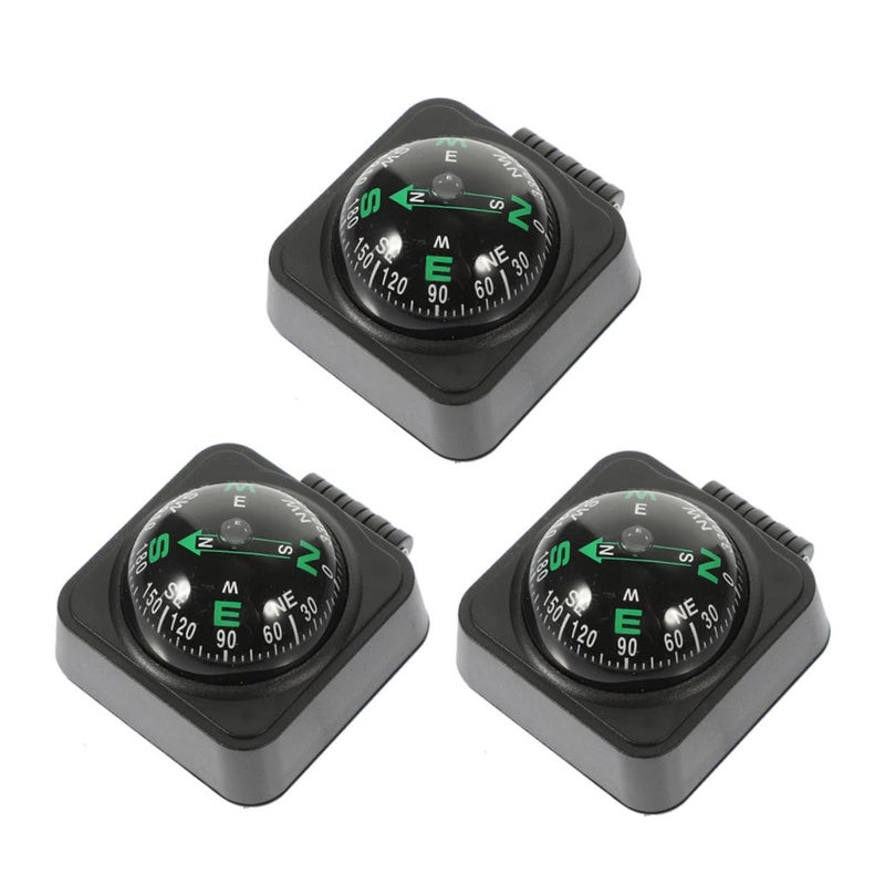 High Precision 3pcs Compass Ball For Cars Boats Motorcycle Dashboard Navigation - Image 2