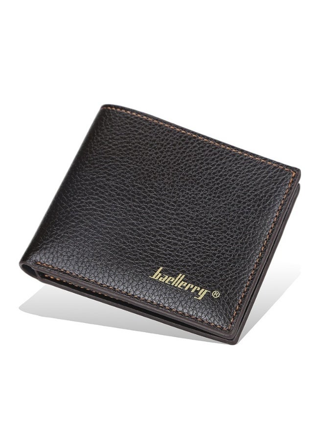 baellerry Men's Short Wallet Korean Open Multi-card Soft Leather Wallet Thin Fashion Coin Card Holder  - Image 1