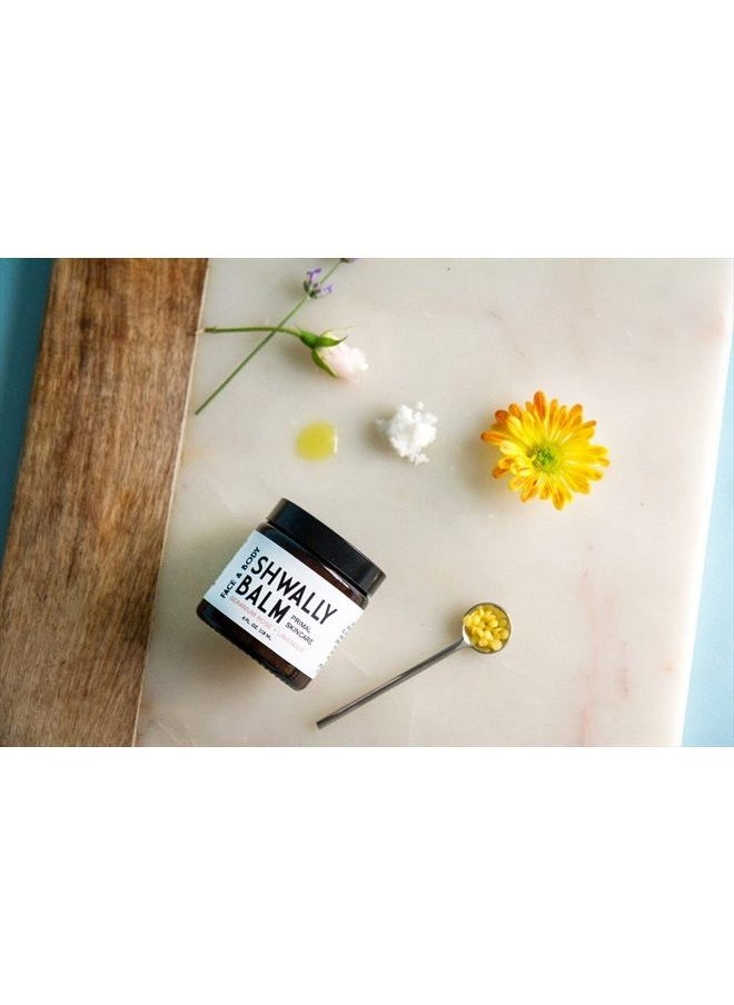 Shwally - Tallow & Calendula Face & Body Balm - Paleo & Primal Tallow Moisturizer - 100% Grass Fed Tallow, Avocado & Olive Oils With Calendula Flowers - Rich in Vitamin A, K, D & E - All-Purpose Tallow - Image 1
