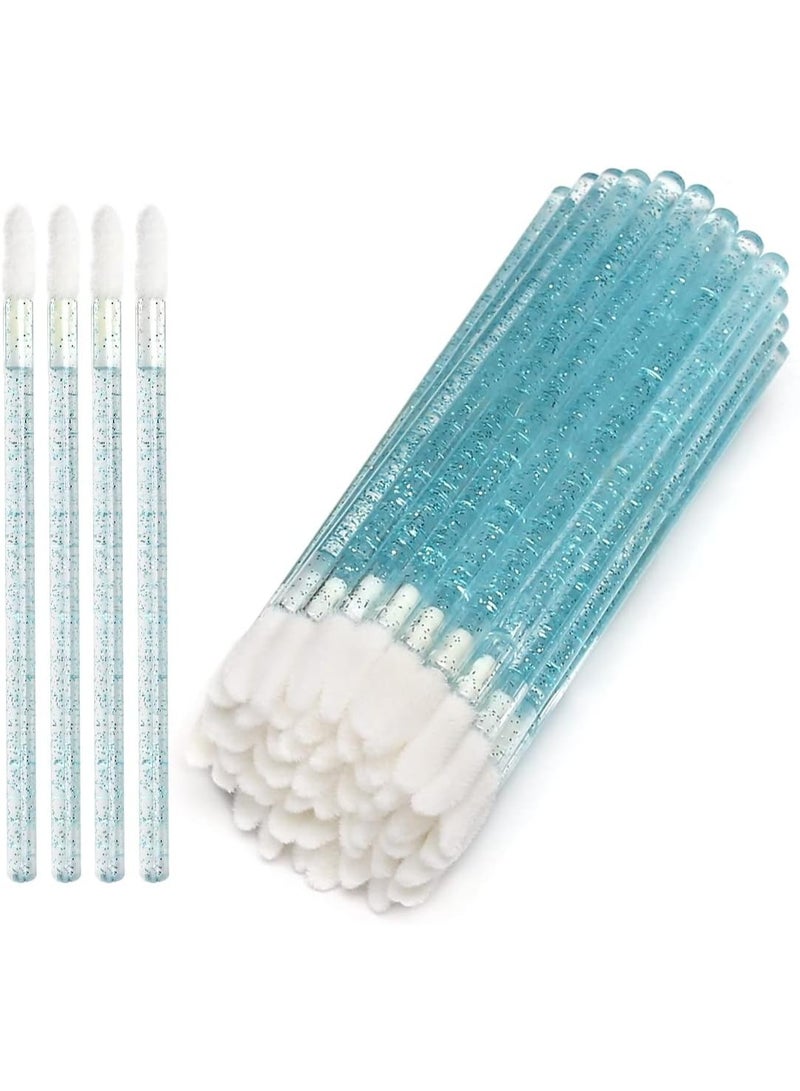 Crystal glitter lip brushes for applying makeup, 50 pieces, multi-colored - Image 3