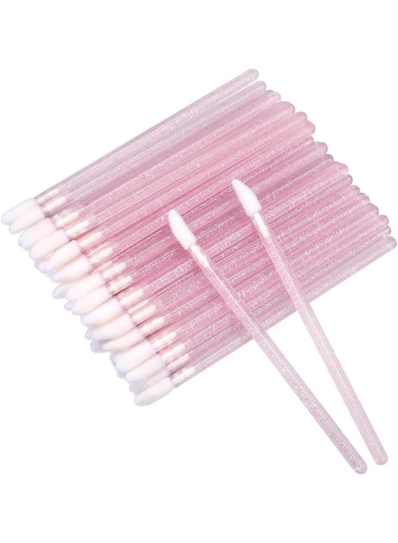 Crystal glitter lip brushes for applying makeup, 50 pieces, multi-colored - Image 4