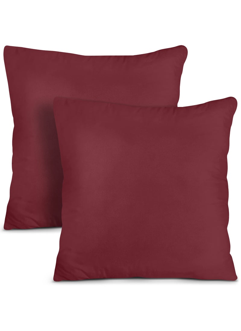 Utopia Bedding Utopia Bedding Throw Pillows Insert (Pack of 2  WineRed) - 16 x 16 Inches Bed and Couch Pillows - Indoor Decorative Pillows  - Image 1