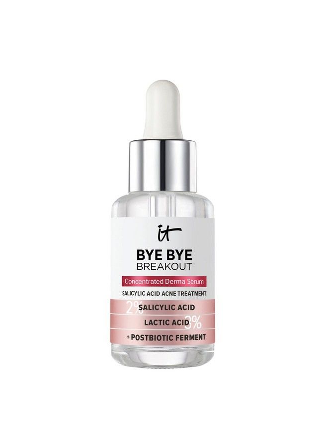 IT COSMETICS Bye Bye Breakout 2% Salicylic Acid Acne Treatment Serum Helps Reduce Pimples In 3 Days & Fades Look Of Postacne Marks In 8 Weeks Facial Skin Care Product With 3% Lactic Acid 1 Fl Oz - Image 2