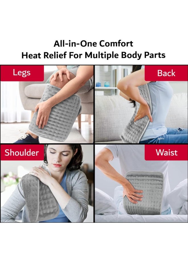 Orthopedic Electric Heating Pad for Professional Pain Relief - Advanced Thermal Therapy for Back, Neck, and Shoulders - Features 10 Heat Settings & 3 Timer Modes - High-Performance Heat Pad with Safety Auto-Off Technology - Image 5