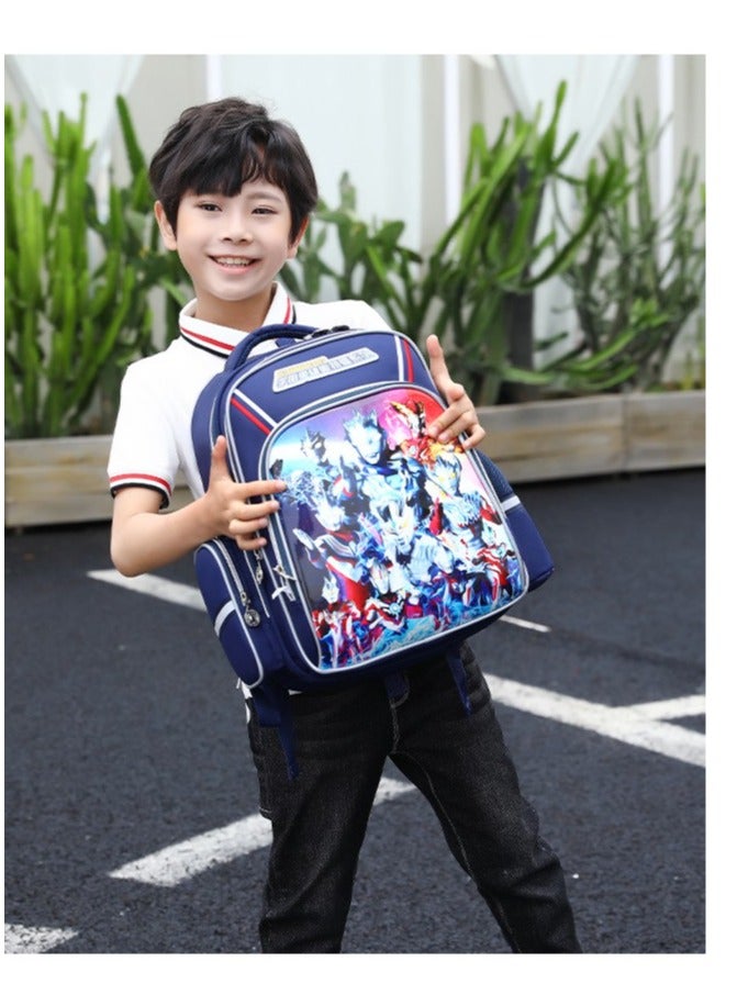 Children's Cartoon School Bag Boys' 1st Grade Waterproof Backpack - Image 2