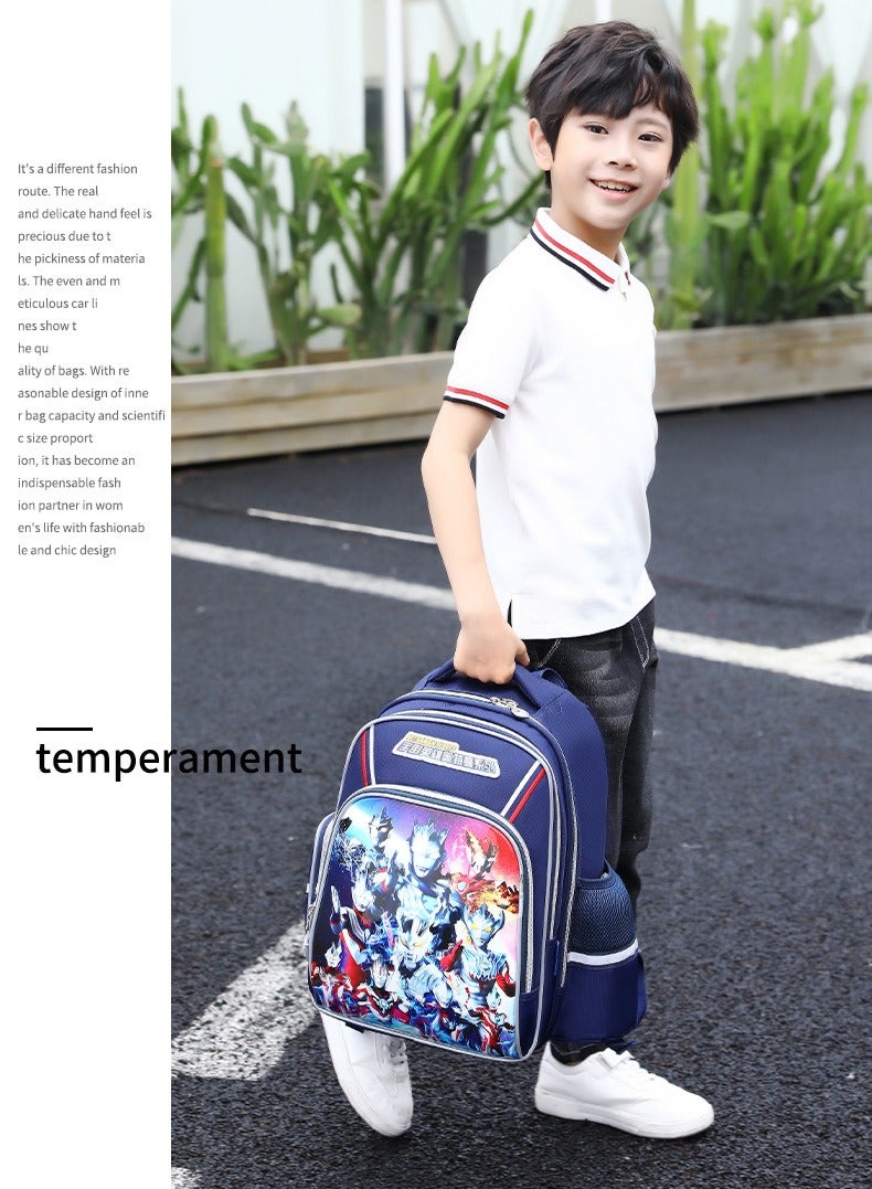 Children's Cartoon School Bag Boys' 1st Grade Waterproof Backpack - Image 4