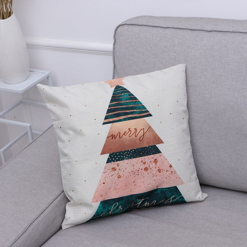 Throw Pillow Cover Decorative Linen Pillow Protector for Home Sofa Bed Chair 45x45CM (42) - Image 3