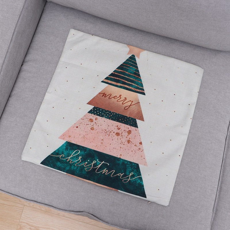 Throw Pillow Cover Decorative Linen Pillow Protector for Home Sofa Bed Chair 45x45CM (42) - Image 1