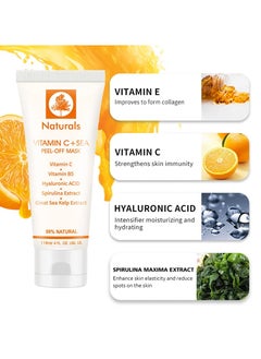 NATURALS Natural Vitamin C PEEL OFF MASK 118 MIL  - Image 2