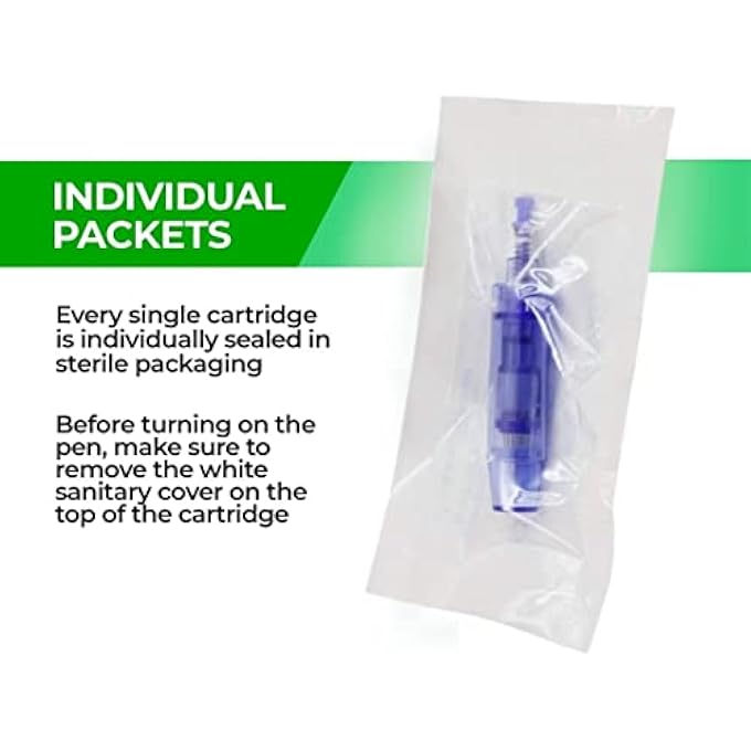 Posee A1 Microneedling 12-Pin Replacement Cartridges (10 Pack) - Image 3