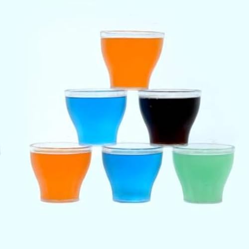 Urmila Plastic® Polycarbonate Pepsi Drinking Glasses for Water Juice for Dining Table Home Kitchen Party Restaurant (200 ml) - Pack of 24 - Image 1