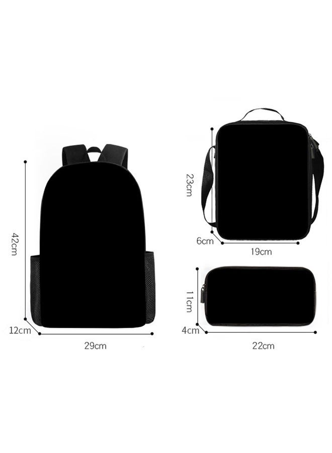 Naruto backpack pencil case satchel three-piece suit men and women leisure sports travel backpack student school backpack - Image 2