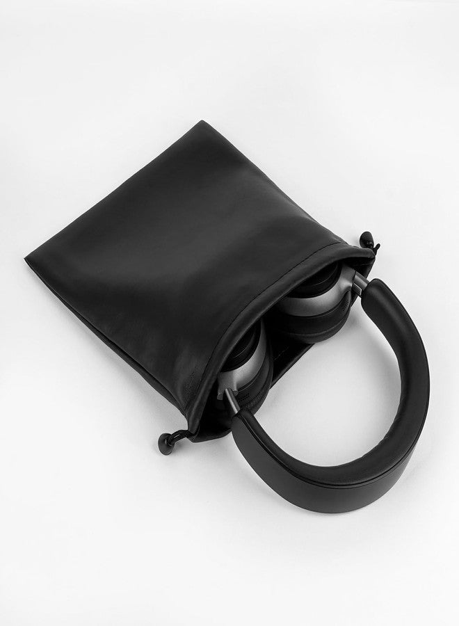 Geekria Headphones Pouch, Compatible with Sony WH-1000XM6, WH-1000XM4, Bose QC Ultra II, QC 45 and More, Universal Headset Pouch/Portable Travel Bag (Black PU) - Image 4