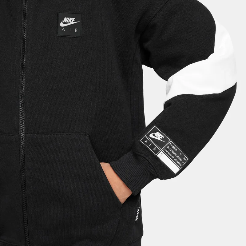 Nike Kids' Air Fleece Full-Zip Hoodie