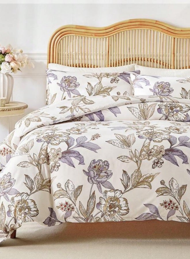 LUNA Home King size 6-piece floral damask duvet cover set. - Image 2