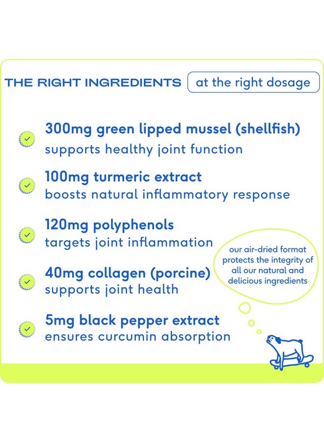 native pet Relief  Anti Inflammatory For Dogs  Turmeric, Polyphenols, Green Lipped Mussels For Dogs  Dog Aspirin Alternative  Dog Arthritis Supplement & Dog Joint Pain Relief  60 Dog Relief Chews - Image 4