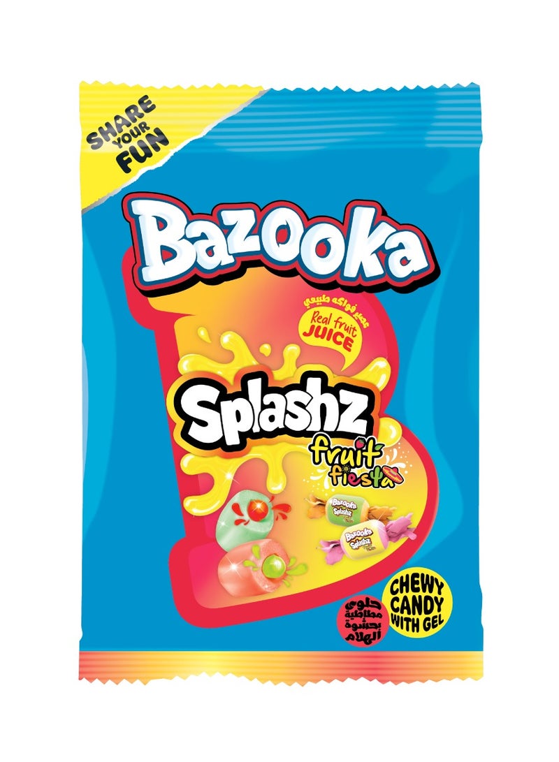 Bazooka Splash Fruity Chewy Candy with Gel - Image 1