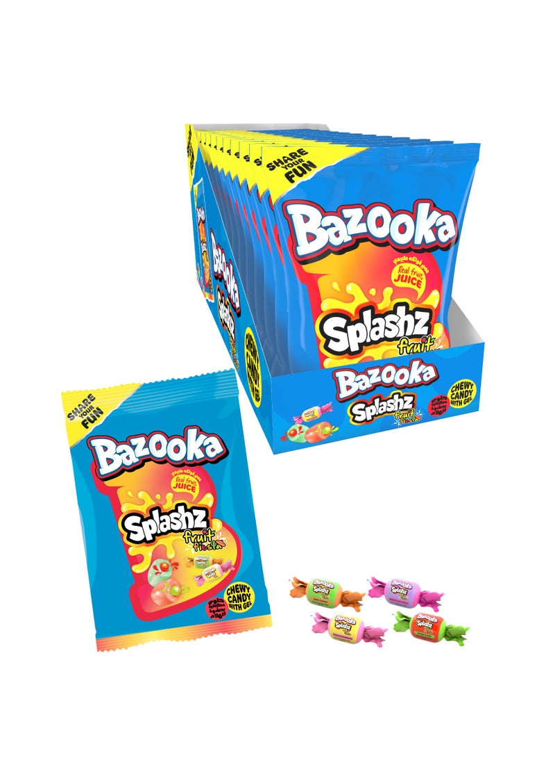 Bazooka Splash Fruity Chewy Candy with Gel - Image 3
