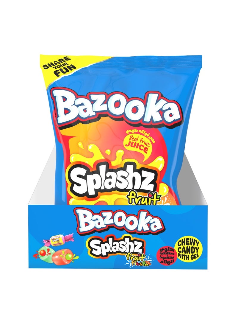 Bazooka Splash Fruity Chewy Candy with Gel - Image 4