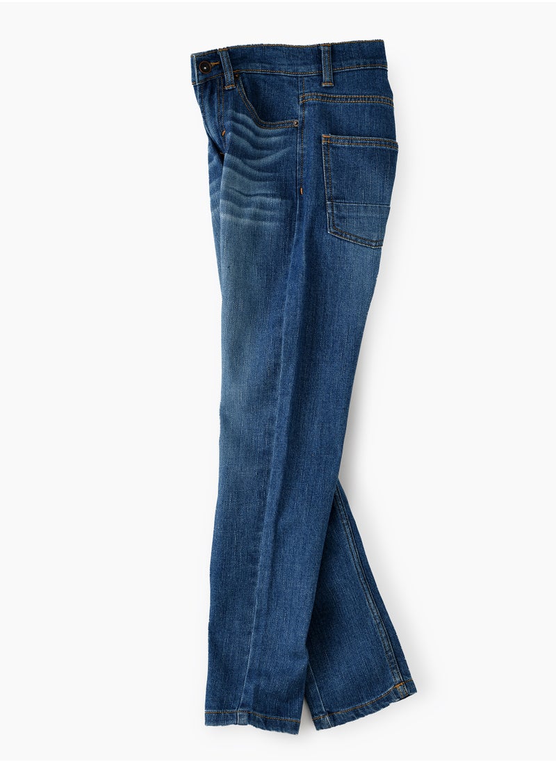 JAM Jam Boys Basic Denim Jeans, Soft and Comfortable Cotton-Blend Denim Jeans for Boys, Perfect for Everyday Wear  - Image 3