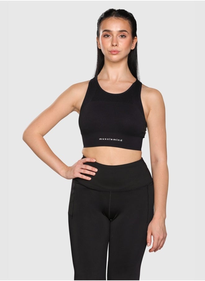 Musclemind Women's Flare Pants with High Waist Anti Slip No Roll Down Waistband, 2 Deep Pockets, Super Soft, Lightweight And Streachable Fabric for All Day Comfort  - Image 4