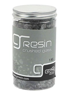 Graffiti Resin Terrazzo Grade Black Glass Decorative Aggregate Stones for Countertops 1 KG  - Image 2