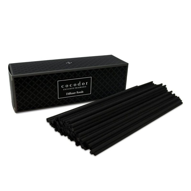 cocodor Cocod'or COCODOR Diffuser Black Fiber Reed Sticks(100pcs, 8" x 4mm) / Diffuser Oil Refill, Home Fragrance, Aromatherapy, Reed Diffuser Set, Sticks for Reed Diffusers, Office DÃ©cor, Decoration - Image 1