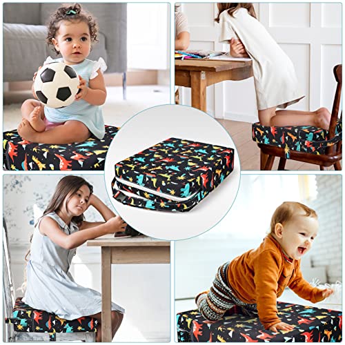 KOXUIUF Toddler Booster Seat for kitchen chair Dining Table, Washable Thick Strong Support Portable Booster Chair for Toddlers Eating, Easy Cleaning Booster Seat Cushion Detachable with Adjustable Straps - Image 5