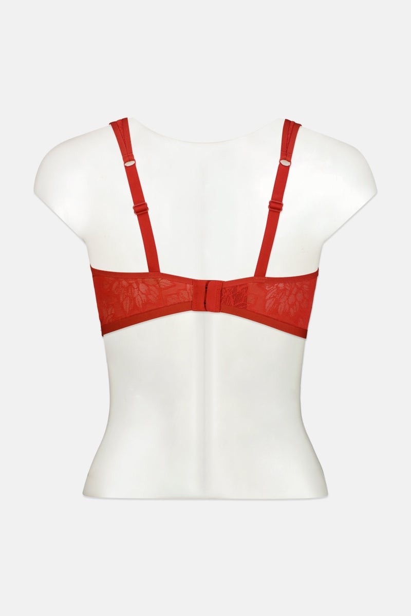 TRIUMPH سوتيان مبطن ذو نسيج للنساء، بني - Image 2