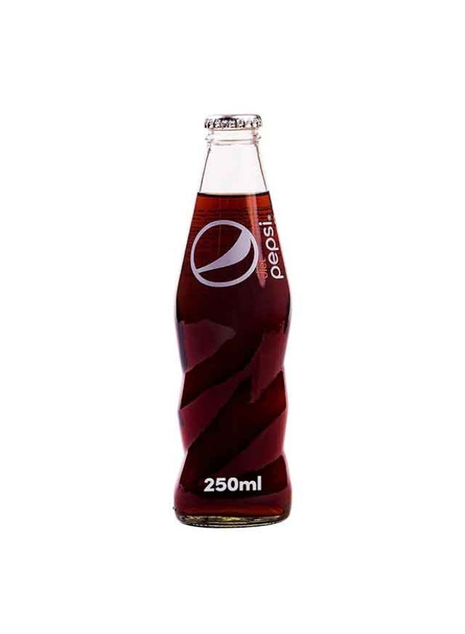 Pepsi Carbonated Soft Drink, Diet, Glass Bottle - 250ml, UK