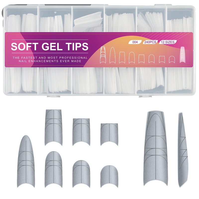 Scale nail plate, ultra-thin and scratch free nail plate, extended wearing, fully adhesive and semi adhesive special nail plate  Transparent - Image 1