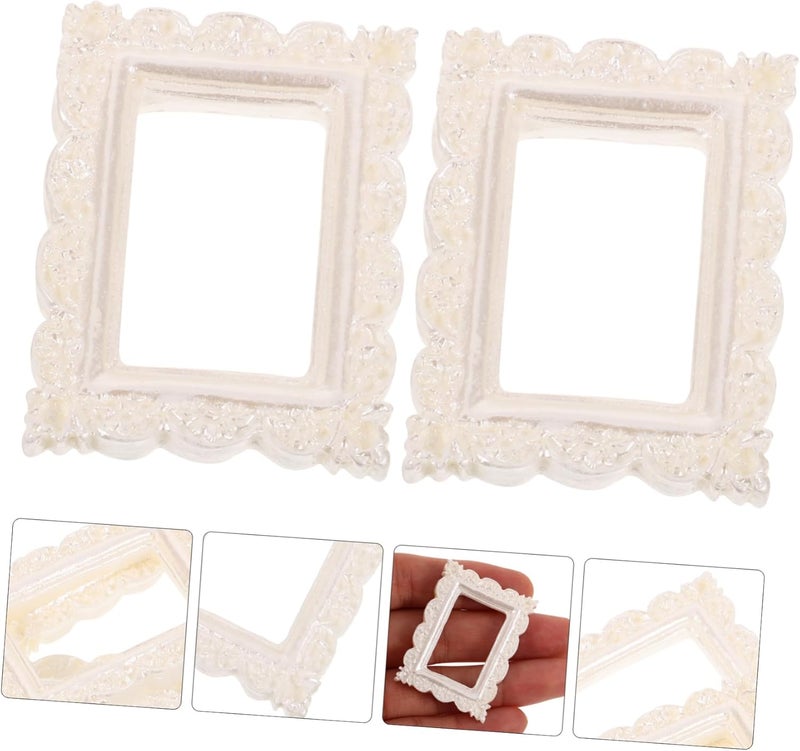 OUNONA 10Pcs Vintage Mini Picture Frame DIY Small Photo Holder for Home Decor Craft European Style Photo Frames for Unique Displays - Image 2