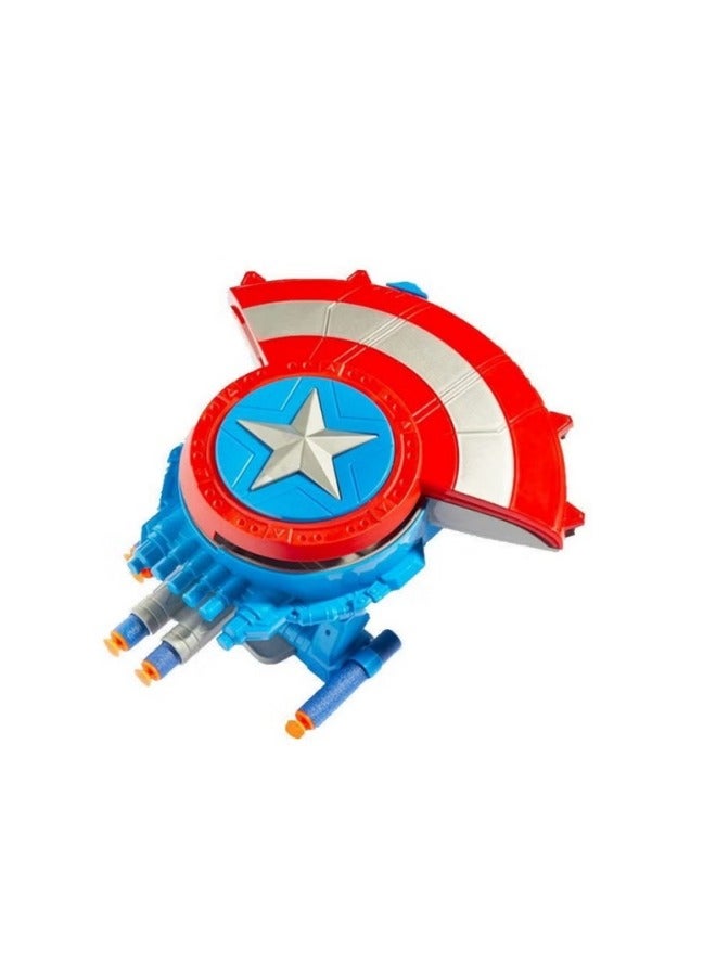 ميكسد كابتن أمريكا درع إطلاق لعبة ناعمة ولد هدية عيد ميلاد ألعاب الأطفال - Image 1