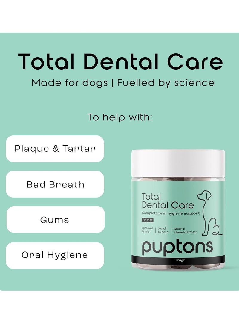 Puptons Total Dental Care Plaque and Tartar Remover Powder for Dogs  Bad Breath Treatment Helps Remove Plaque Off Teeth 60 Grams - Image 5
