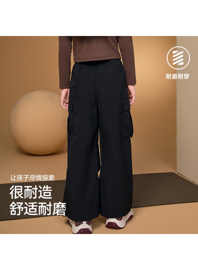 ASK JUNIOR Children's Girls' Pants Autumn Outdoor Fashion Running Sports Pants Cargo Parachute Pants Teenagers - Image 5