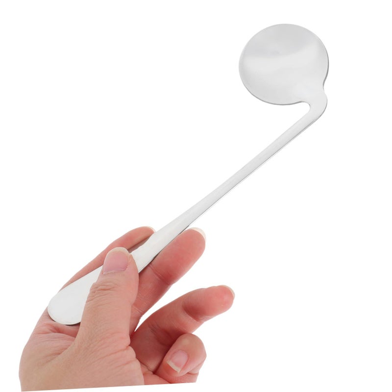Unomor Ergonomic Angled Feeding Utensils for Elderly Patients Curved Spoon and Fork for Right Handed Use Comfortable Non Slip Handles Lightweight Stainless Steel Adaptive Cutlery - Image 5