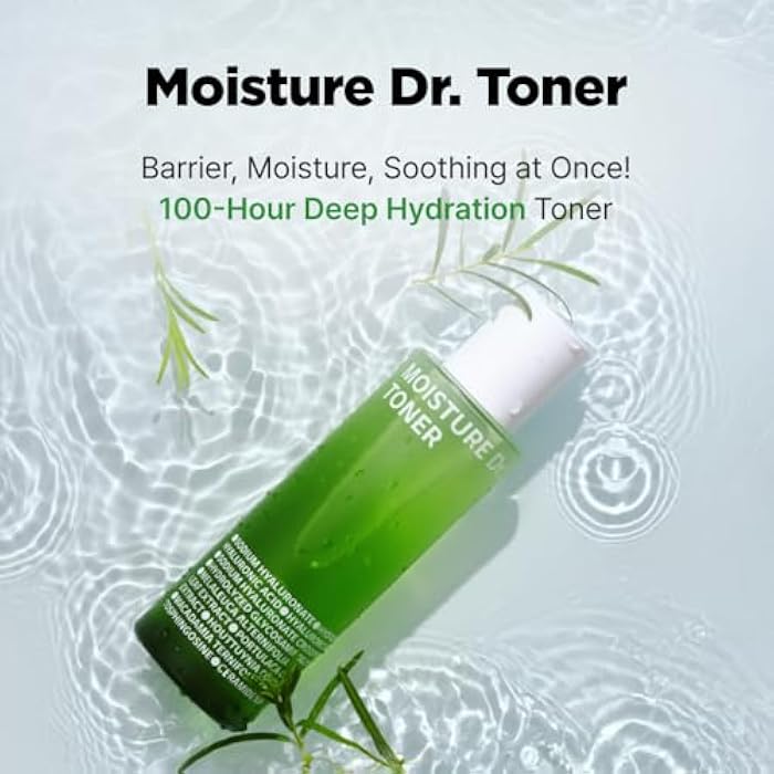 ISOI Moisture Dr. Soothing Toner, Lightweight Hydrating Toner for The Face with Tea Tree Ceramide & Hyaluronic Acid for Skin Barrier Support, Korean Skin Care (4.39 fl. oz/130ml) - Image 2